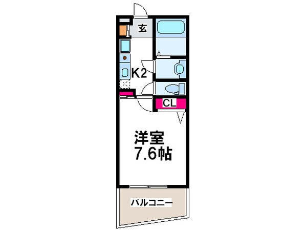 ルクレ阿波座レジデンスの物件間取画像